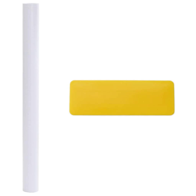 vidaXL loga plēves, matētas, pelēkas, PVC