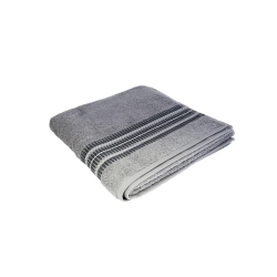 Dvielis 70x140 cm plane pelēks