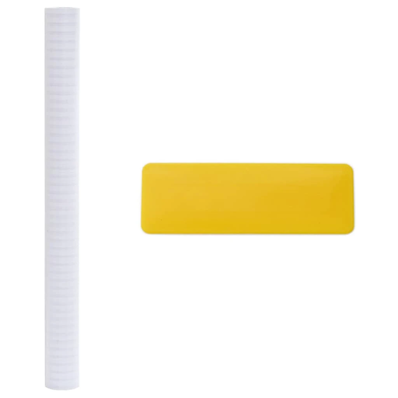 vidaXL loga plēves, matēta, strīpas, PVC