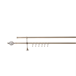 Karnīšu komplekts LK20GZ10-1 D19, divkāršs, 180 cm