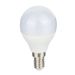 Lemputė Okko LED, G45, 3000 °K, E14, 6 W, 480 lm, 3 vnt.