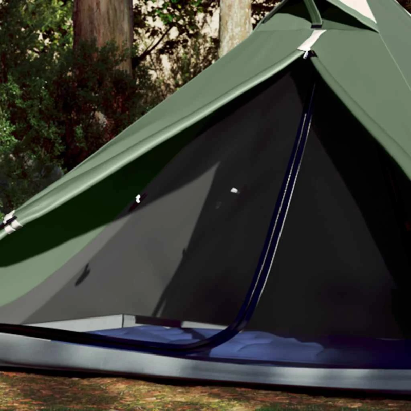 vidaXL karājas telts, tipi, 1 personai, zaļa, ūdensnecaurlaidīga