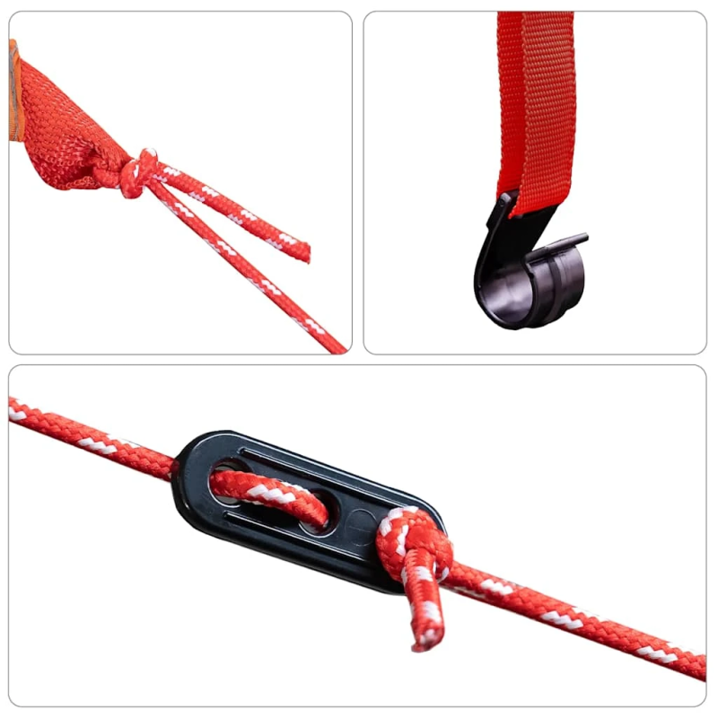 vidaXL tualetes telts, oranža, ūdensizturīga