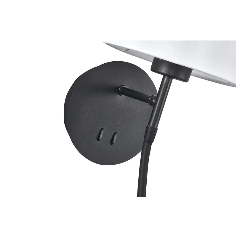 Šviestuvas sieninis Domoletti Ramzi 18237-BK, E27, 4000 °K, 1 x 40 W