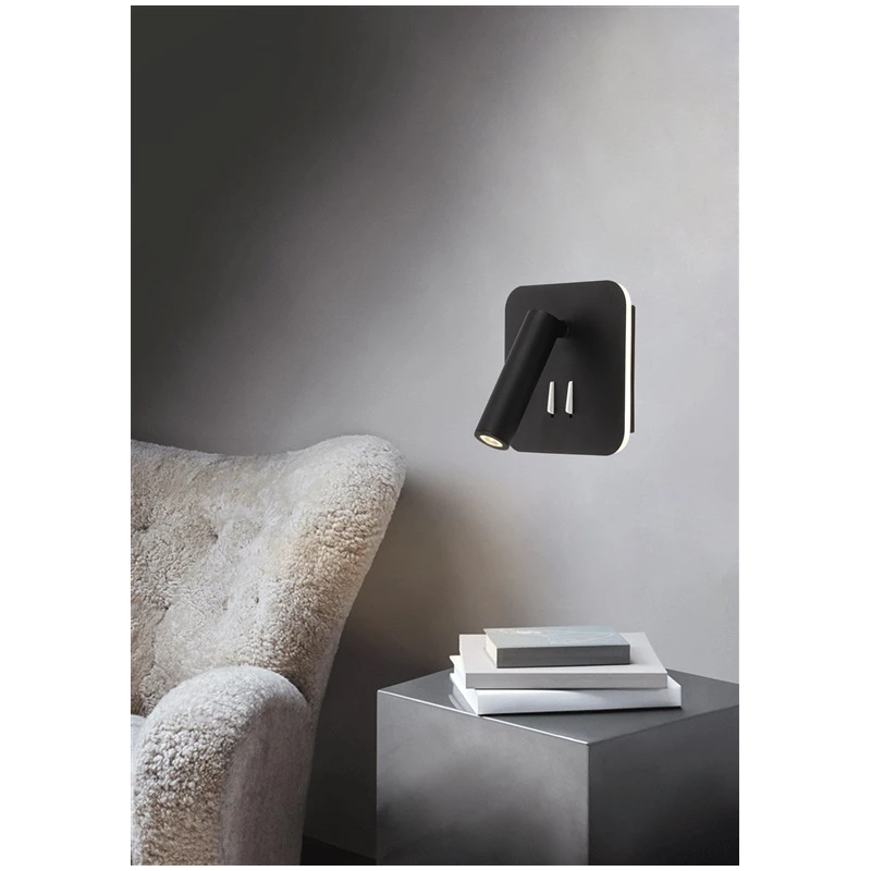 Stiprināšanas lukturis AREA 19002-BK 3W+6W LED BL