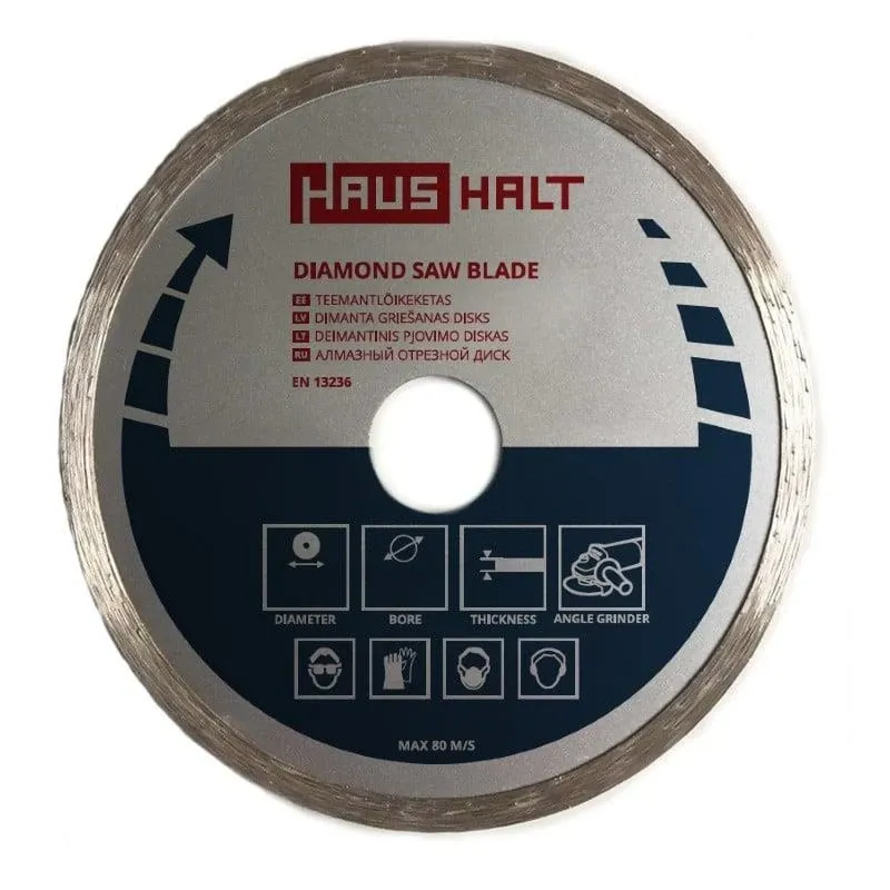 Алмазный диск Haushalt, 180 мм x 22.23 мм x 1.6 мм