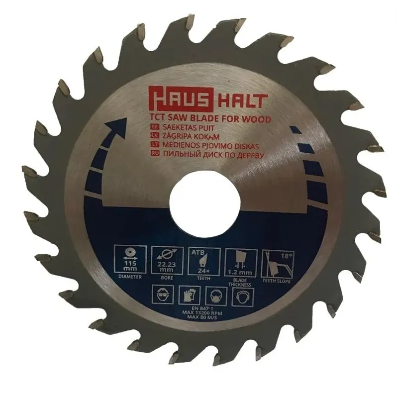 Zāģripa Haushalt, 115 mm x 22.23 mm