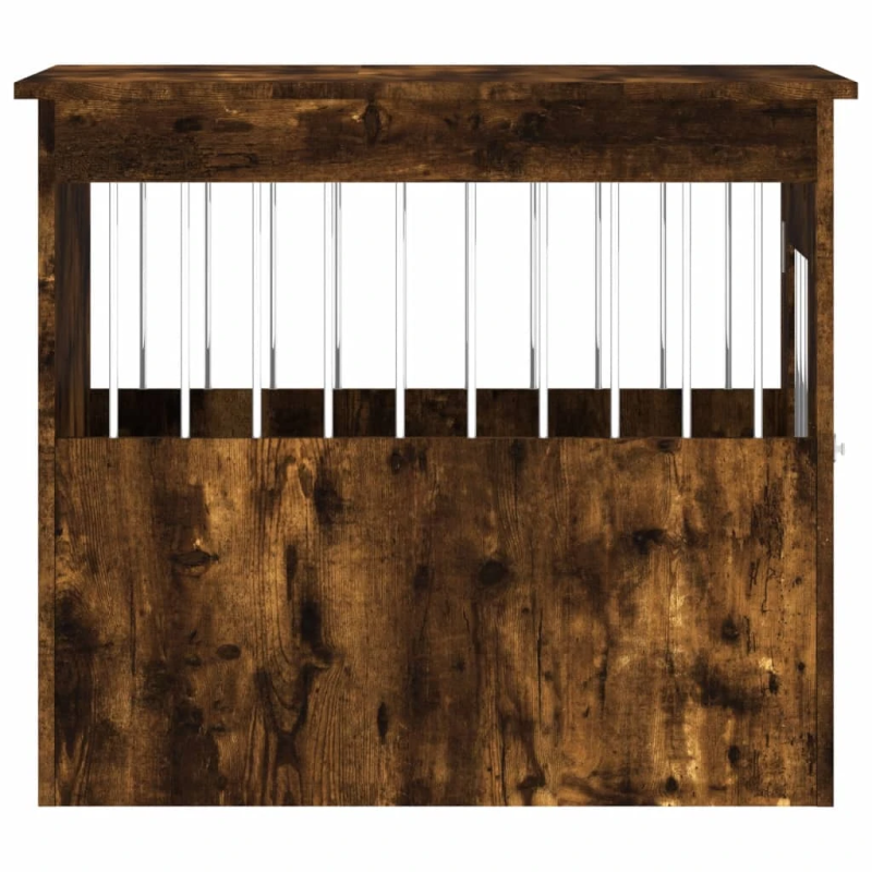 vidaXL suņu būris, ozolkoka krāsa, 55x75x65 cm, inženierijas koks