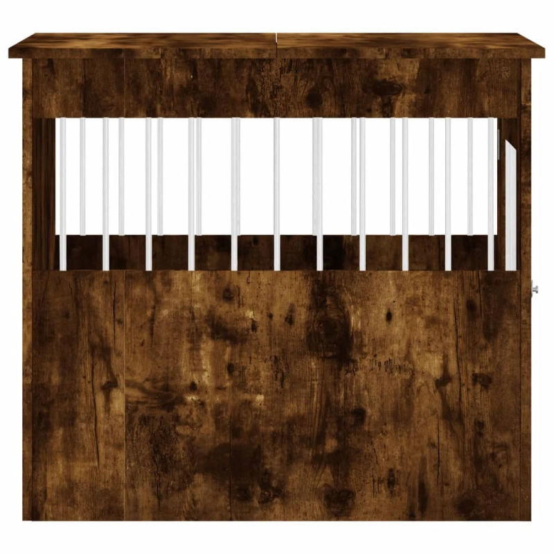 vidaXL suņu būris, ozolkoka krāsa, 64,5x80x71 cm, inženierijas koks