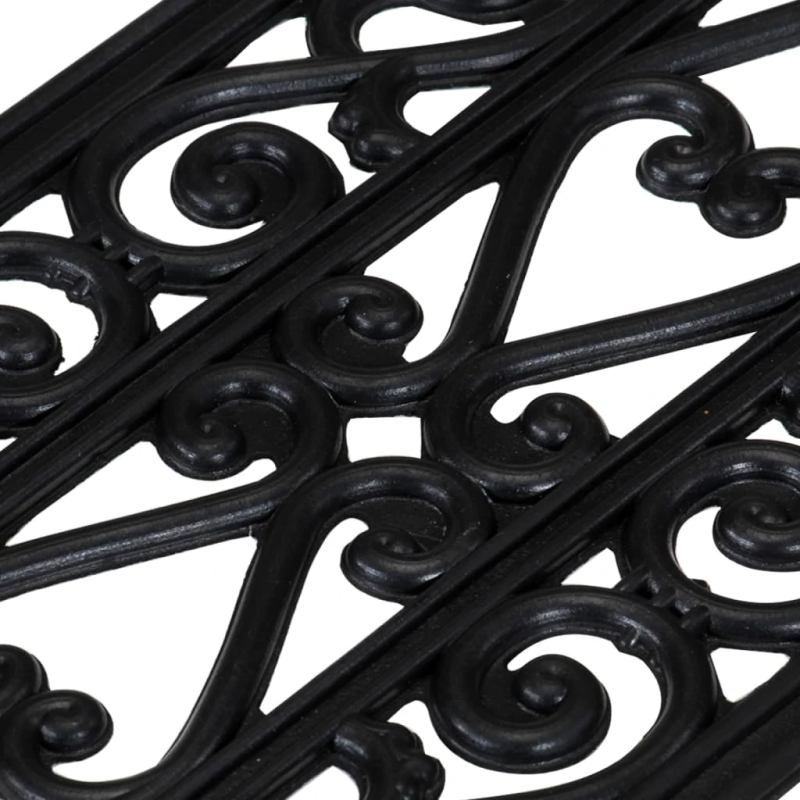 vidaXL kāpņu paklāji, 5 gab., 25x75 cm, gumija