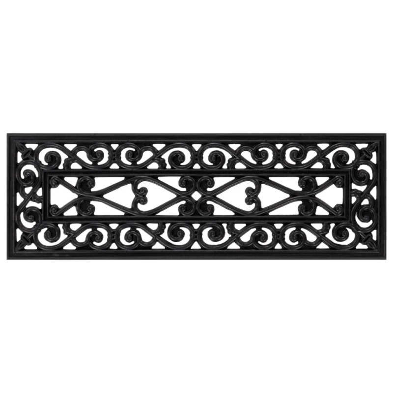 vidaXL kāpņu paklāji, 10 gab., 25x75 cm, gumija