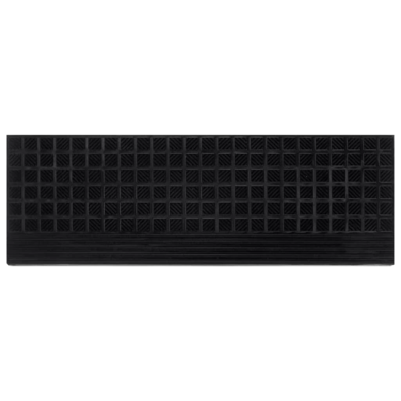 vidaXL kāpņu paklāji, 5 gab., 25x75 cm, gumija