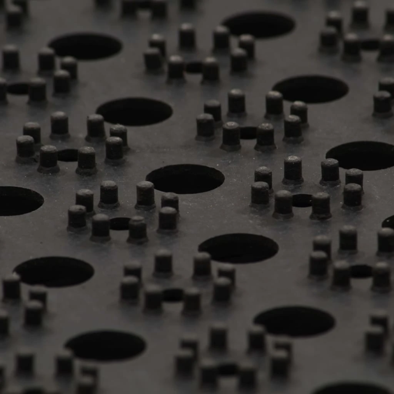 vidaXL durvju paklājs, taisnstūra forma, 40x60 cm, gumija