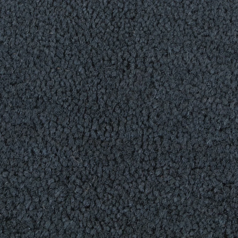 vidaXL durvju paklājs, tumši pelēks, 50x80 cm, pūkaina kokosa šķiedra