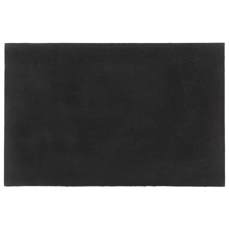 vidaXL durvju paklājs, dabīga krāsa, 65x100 cm, pūkaina kokosa šķiedra