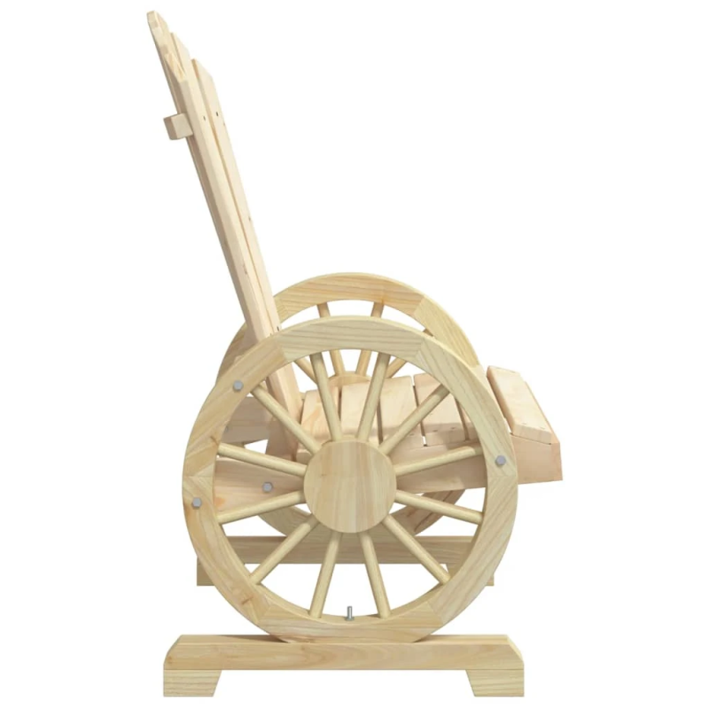 vidaXL dārza Adirondack stila krēsli, 4 gab., egles masīvkoks