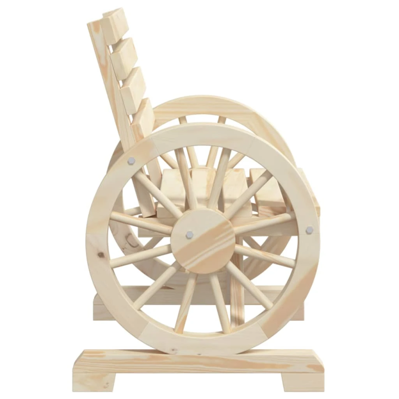 vidaXL dārza krēsli, 4 gab., egles masīvkoks