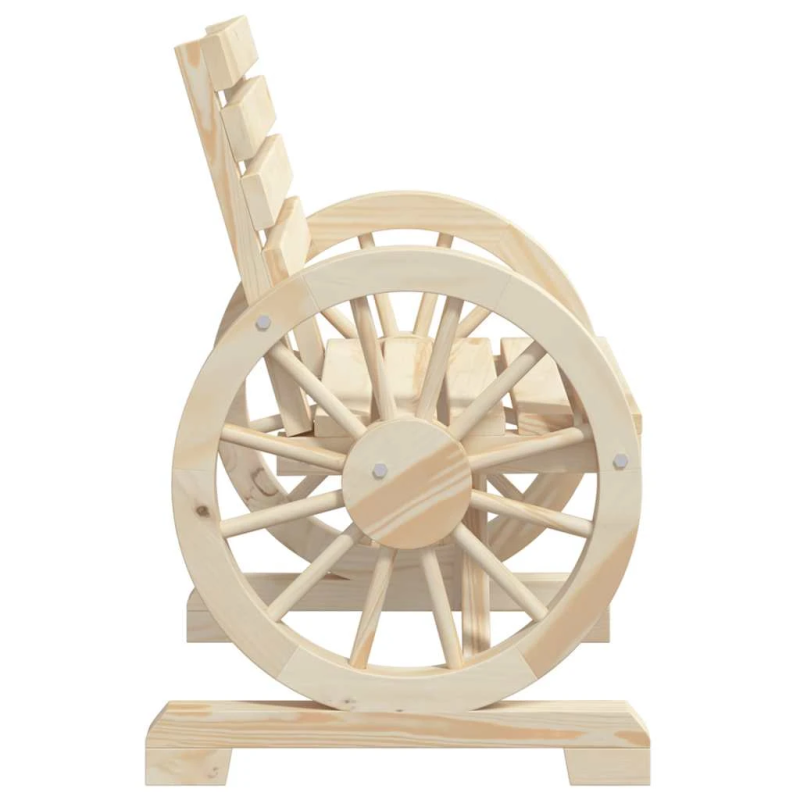 vidaXL 4-daļīgs dārza atpūtas mēbeļu komplekts, egles masīvkoks