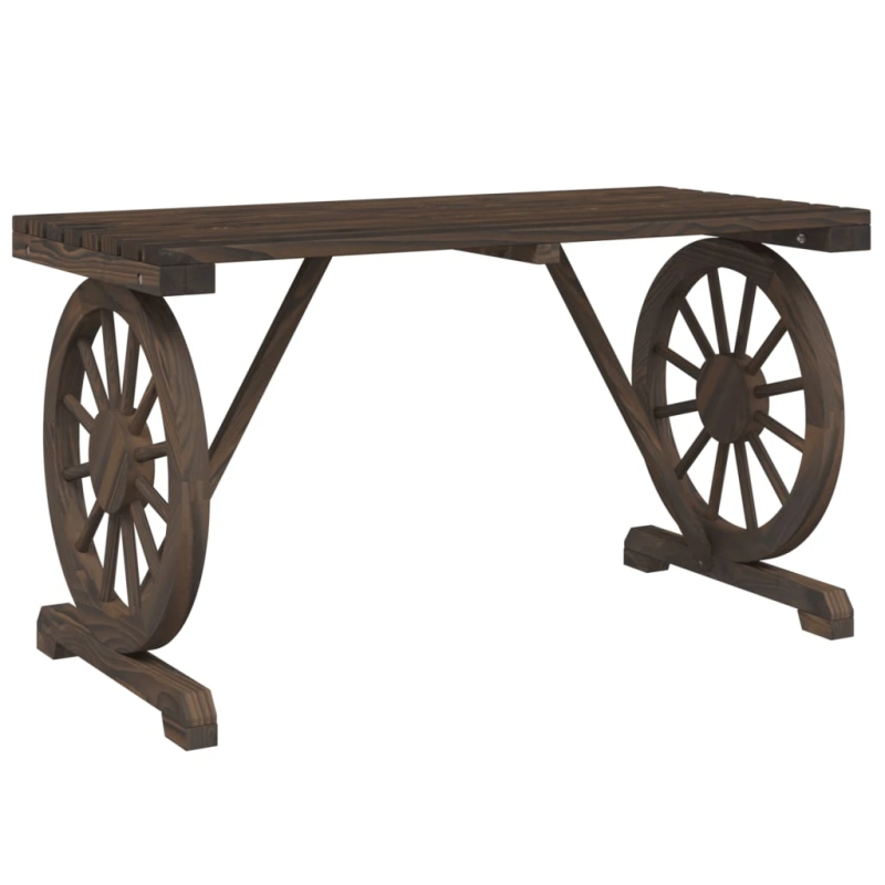 vidaXL 3-daļīgs dārza mēbeļu komplekts, egles masīvkoks