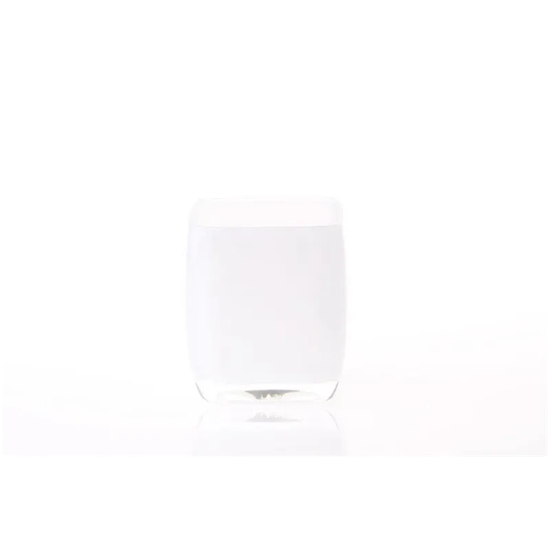 Vannas istabas glāze Domoletti AC0004D1, balta krās., 7 cm x 7.5 cm x 7 cm