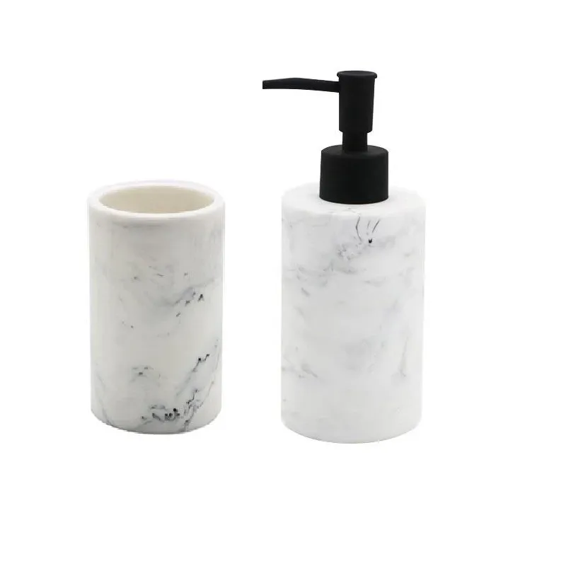 Vannas istabas glāze Domoletti RE0252AB, balta krās.-melna krās., 7 cm x 11.5 cm x 7 cm