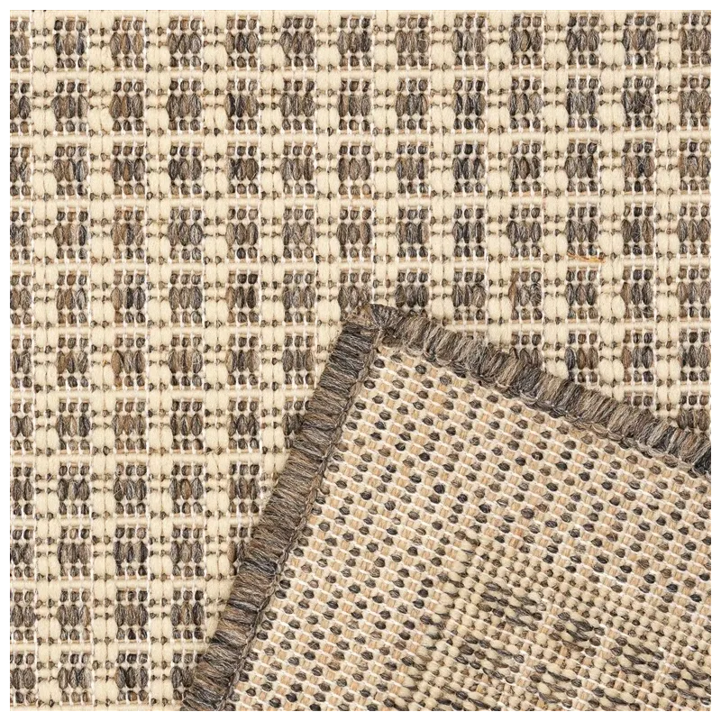 Kilimas lauko terasoms Domoletti, smėlio ruda sp., 120 cm x 65 cm