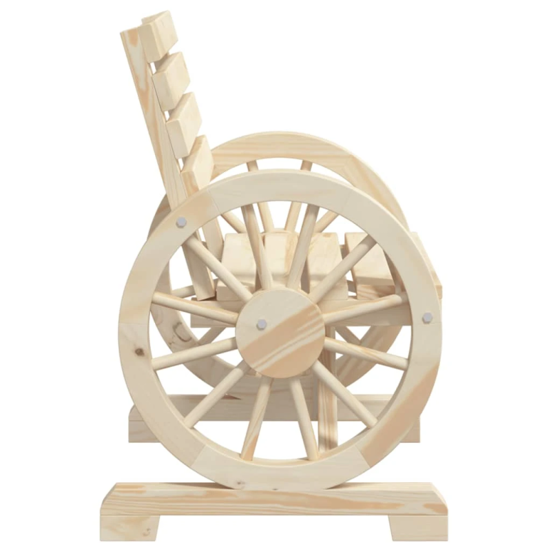 vidaXL dārza krēsls, 58x58x78,5 cm, egles masīvkoks