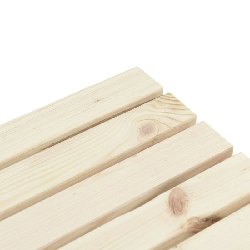 vidaXL dārza galds, 115x55x65 cm, egles masīvkoks