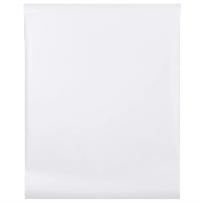 vidaXL loga plēve, matēta, balta, 90x1000 cm, PVC