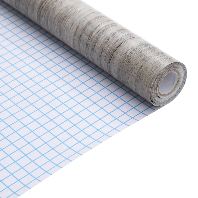 vidaXL mēbeļu līmplēve, pašlīmējoša, koka imitācija, 90x500 cm, PVC