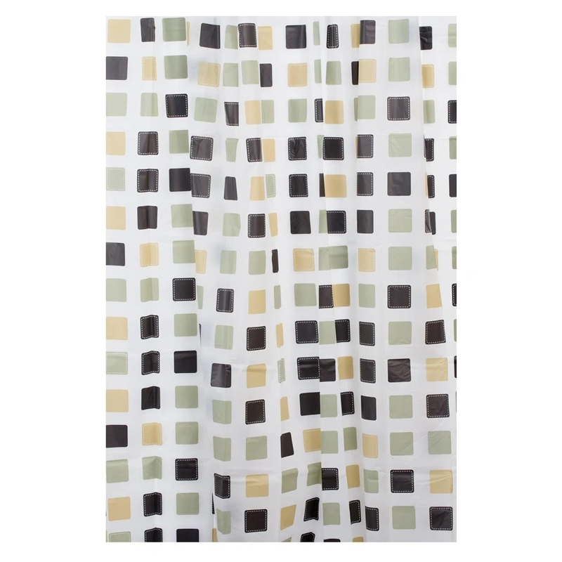 Vannas aizkars Home Accents ar āķiem. 180 x 180 cm