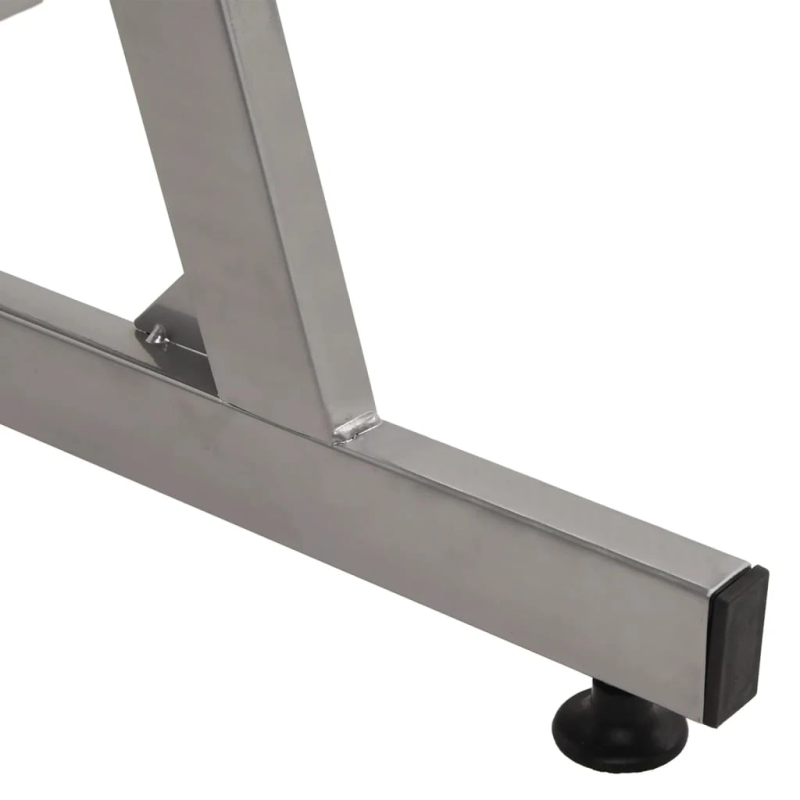 vidaXL stūra rakstāmgalds, brūns, inženierijas koks