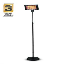 Инфракрасный обогреватель Standart LOH-18E2, 2 кВт, Черный цв.