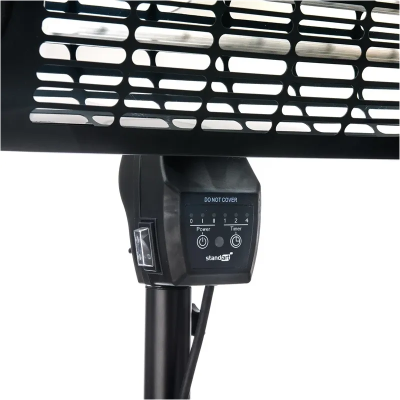 Infrasarkanais sildītājs Standart LOH-18E2, 2 kW, Melna krās.