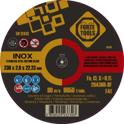 Griežamais disks forte tools 230x2x22,23