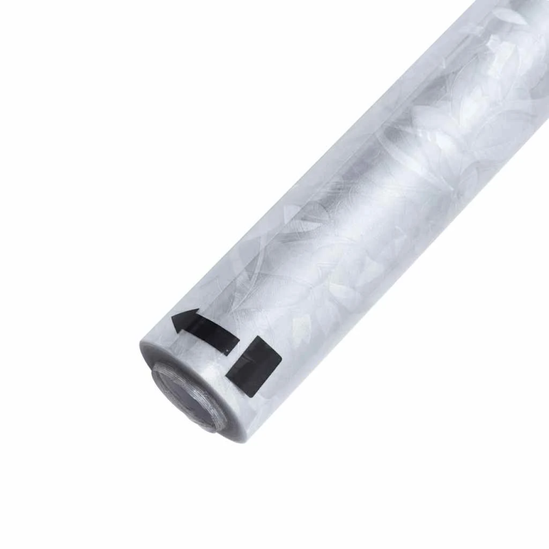 vidaXL loga plēves, 4 gab., matētas, zieda raksts, PVC