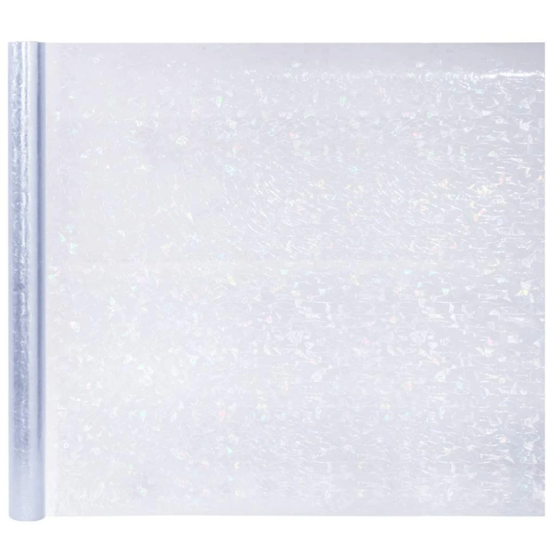 vidaXL loga plēves, 3 gab., matētas, 3D varavīkšņu raksts, PVC