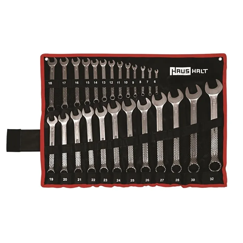 Kombinuotųjų raktų rinkinys HAUSHALT. 6–32 mm. 25 vnt.