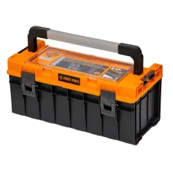 Ящик для инструментов Forte Tools SKRQPRO600POMLT002, 54.5 см x 27 см x 24.6 см, черный цв.-желтый цв.