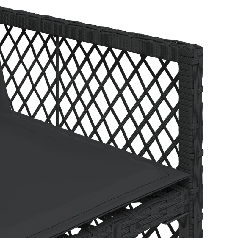 vidaXL 17-daļīgs dārza mēbeļu komplekts ar matračiem, PE rotangpalma