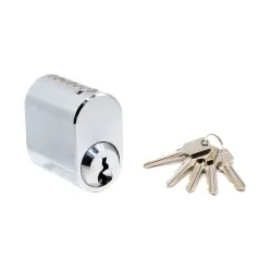 Lukusilinder Haushalt, skandinaavia tüüpi ,ovaalsed,, 32 mm, nikkel v.