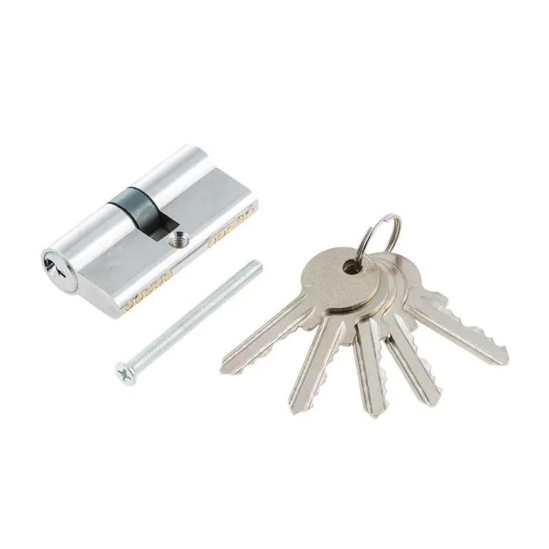 Lukusilinder Haushalt 30x30mm, euroopa ,din, standart, 60 mm, kroom v.