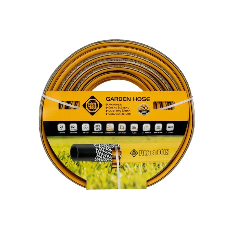 Laistīšanas šļūtene Forte Tools 13-100FT, 12.5 mm, 25 m