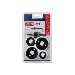 HAUSHALT Wood Drilling Crown Set. 32–54 mm. 6 pcs.