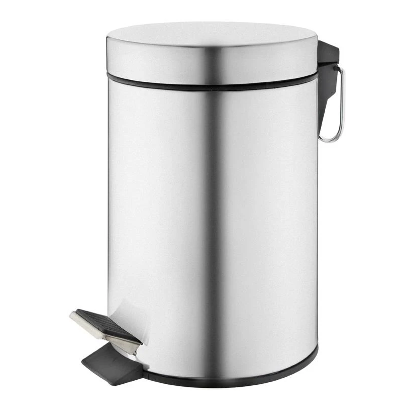 Atkritumu tvertne ar pedāli OKKO T-Y0120SS. 20 l. matēts sudrabs