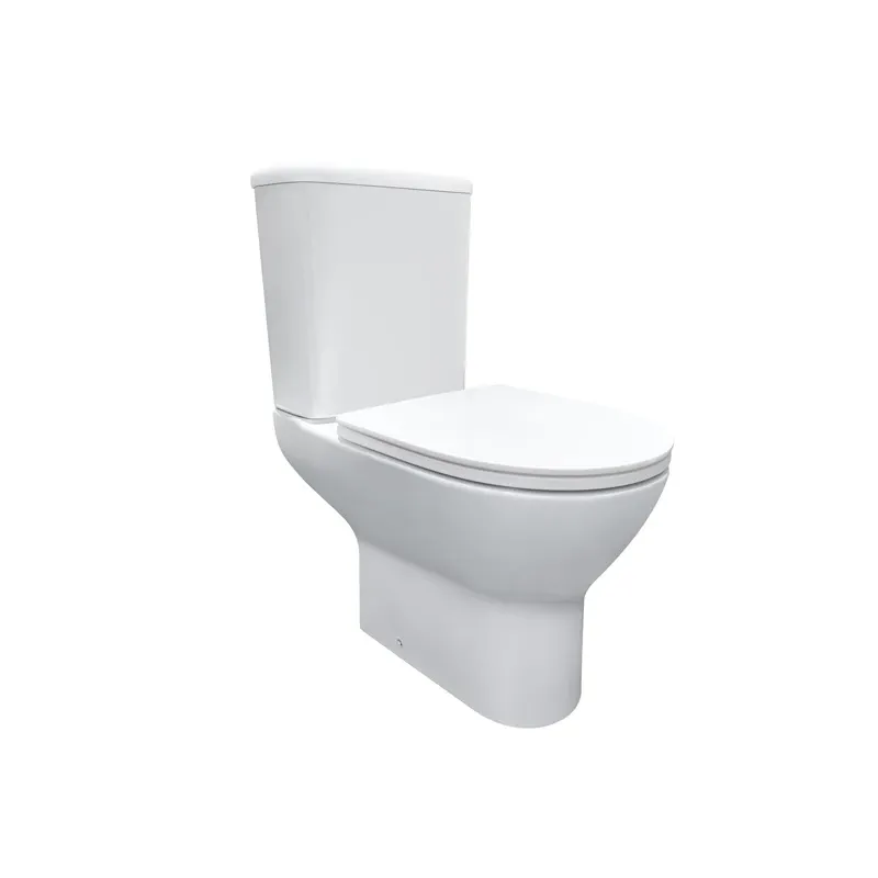 Tualete, novietojams Domoletti, ar vāku, 390 mm x 635 mm