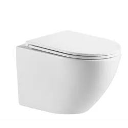 Wall-hung toilet with lid DOMOLETTI. 360×500 mm