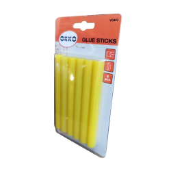 Līmes stienīši 11.2x100mm 6gab. dzelteni