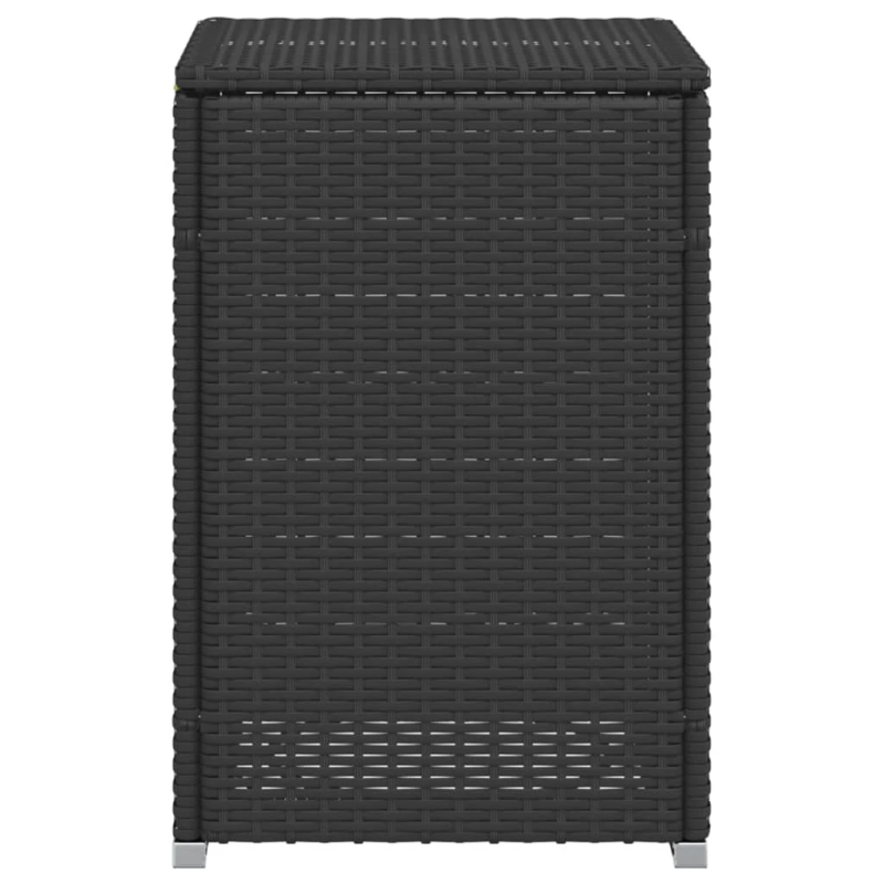 vidaXL gāzes balona pārsegs, melns, 40x40x60 cm, PE rotangpalma