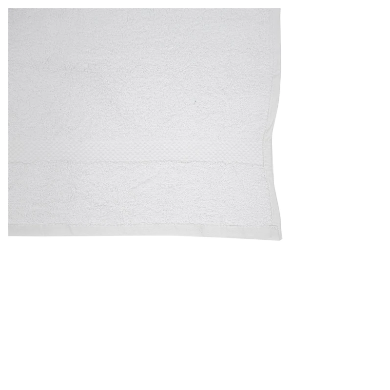 Dvielis terry balts 50x80